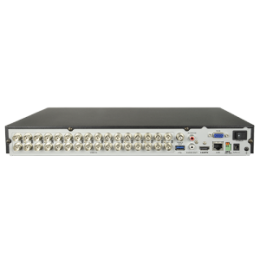 SFI-HTVR6232-HEVC Enregistreur SAFIRE 32CH HDTVI/HDCVI/AHD/CVBS/IP - 1080p (12fps) - 720p (25fps) - Alarme 16/4 - Sortie HMDI Full HD et VGA - Support 2 disque dur