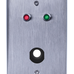 IZX-KS500AS Boîtier pour serrure tubulaire 17,5 x 19,2 mm LEDS R/V 12/24V DC Double AP