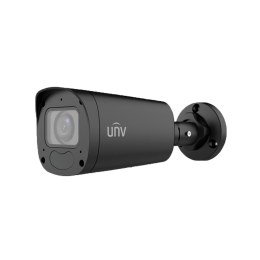 UNV-IPC2324LB-ADZK-G-B Caméra IP 4 Mégapixel Couleur Noir Gamme Easy 1/3" Progressive Scan CMOS Objectif motorisé 2.8-12 mm AF IR LEDs Portée 50 m Interface WEB, CMS, Smartphone et NVR