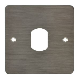 IZX-SSP225VGK/T25 Plaque acier inoxydable 80 x 80 mm perçage tête VIGIK / T25