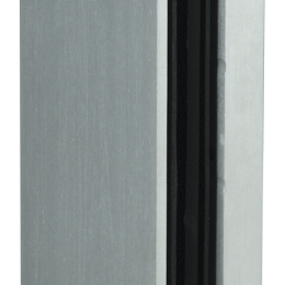 CDV-UBK25 Kit En U De 2,5 M Pour Montage De Bandeaux Sur Porte En Verre