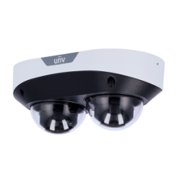 UNV-IPC3224SS-ADF28K-I1 Caméra IP Gamme Prime II DOUBLE OBJECTIFS 2 x 4 Mégapixel 2 x 1/3.0" Progressive Scan CMOS 2 Objectifs de 2.8 mm | LED IR Portée 30 m SIP | Comptage de personnes | UMD 2 Microphones intégrés
