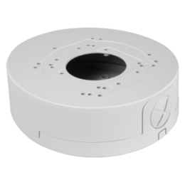 VDO-SP955B-BOX Boite de connexions - Pour caméras dôme - Adapté pour une utilisation extérieure - Installation dans un plafond ou un mur - Couleur blanche - Passage de câble