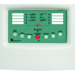 FIN-BAAT2002 Bloc d'alarme autonome sonore PRINCIPALE 8 zones - Fonctionne avec un maximum de 32 satellites