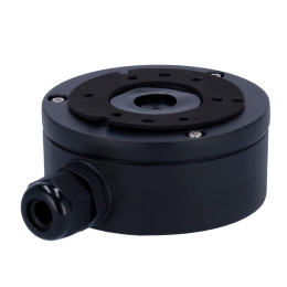 VDO-DS-1280ZJ-XS-B Boite de connexions - Pour caméras dome ou bullet Installation dans un plafond ou un mur Convient pour une utilisation en extérieur Couleur noire Passage de câble