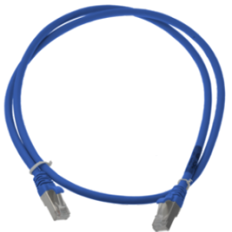 EBC-261646-X0003 Cordon S/FTP CAT6A patch LSZH bleu 0.3M