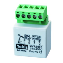YOK-MVR500E Micromodule volet roulant encastré