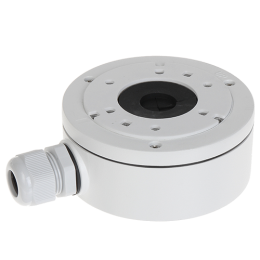 VDO-DS-1280ZJ-XS Boite de connexions - Pour caméras dome ou bullet Installation dans un plafond ou un mur Convient pour une utilisation en extérieur Couleur blanche Passage de câble