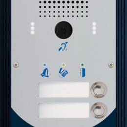 CSL-560.2100 Portier audio video Full IP/SIP 2 boutons d'appel conforme loi Handicap PoE