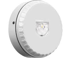 ESR-80452F Dispositif visuel alarme feu flash rouge base courte pour montage au mur IQ8L-W couverture W-2,4- 7,5