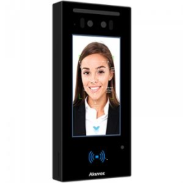 AKU-E16C Interphone vidéo Android SIP avec reconnaisance faciale et écran LCD 5''. Caméra 2MP Grand angle 116° . Saillie uniquement