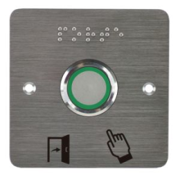 IZX-SS25PMRP225 Bouton p. PMR acier inox d=25 mm Halo B/V et buzzer Relais temporisé + SSP225