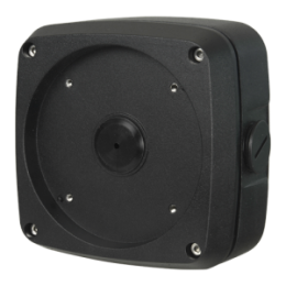 VDO-PFA124-B Boite de connexions - Pour caméras compactes ou dômes - Convient pour une utilisation en extérieur - Installation dans un plafond ou un mur - Couleur blanche - Passage de câble