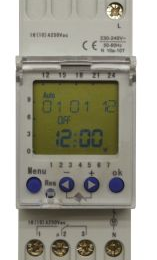 IZX-DTD2302 Horloge digitale hebdomadaire 230v ac 2 contacts inverseurs 44 (pas)