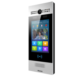 AKU-R29C Interphone vidéo Android SIP avec reconnaissance faciale et écran 7'' 1080p. Caméra 3MP Grand angle. Façade aluminium. +  Caméra auxiliaire 1MP contre l'usurpation identité + Bluetooth et connexion sans fil. Prévoir boitier montag