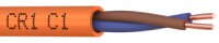 Câble PYRO anti feu 2x1,5 classé CR1 C1 orange en 100m