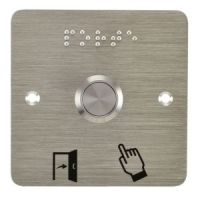 Bouton poussoir acier inox d=19 mm Contact NO+NC (F) + SSP201