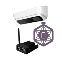 Kit de contrôle d'affluence Caméra IPCOUNT-3D-EXT-0280 pour extérieur et interieur Mini PC Linux avec logiciel de contrôle d´affluence Contrôle d'affluence en temps réel Plusieurs viseurs sur différents dispositifs Système multica