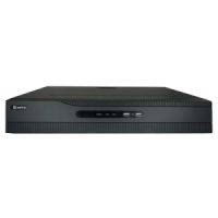 Enregistreur NVR pour caméra IP - 32 CH vidéo / Compression H.265+ - Résolution maximale 8.0 Mpx - Bande passante 256 Mbps - Sortie VGA et HDMI 4K - Supporte 4 disques durs