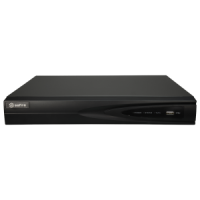 Enregistreur 5n1 Safire H.265Pro+ Audio sur câble coaxial 4CH HDTVI/HDCVI/AHD/CVBS/ 4+4 IP 8Mpx (15FPS) Sortie HDMI 4K, VGA et BNC (CVBS) Alarmes (8/4) | 4 CH audio / 2 HDD