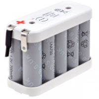 Pack Batterie sous flasque Nicd 10/VT AA 12 Volts 700mAh , cosses