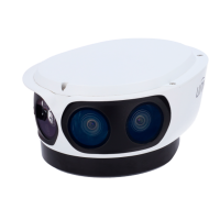 Caméra IP panoramique de 16 mégapixels (4800×2688) Gamme Pro CMOS à balayage progressif 1/1,8" Objectif 2,8 mm | 4 lentilles IR 30m | Alarmes Interface WEB, CMS, Smartphone et NVR