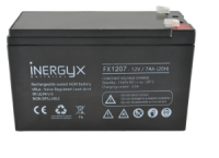 Batterie rechargeable vrla 12v / 7 ah - bac fr ul94 v-0 - 151 x 65 x 94/99 mm