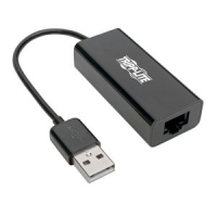 Tripp Lite USB 2.0 Hi-Speed to Gigabit Ethernet NIC Network Adapter White 10/100 Mbps