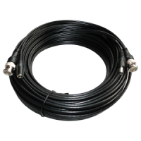 Câble coaxial combiné - RG59 + DC - vidéo /Alimentation - Connecteur BNC (mâle à mâle) et DC (mâle à femelle) - 30 m