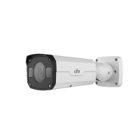 Caméra Tube IP-HD Blanche 5MP  Capteur 1/2,7" CMOS Starlight 0,002 Lux  Résolution Max 2592x1944px  Objectif 2.7~13,5mm motorisé  Infrarouge Max 50 mètres  H.265/H264/MJPEG  WDR 120dB  Blanche  IP67  Alarme  -40/+70°  POE ou DC12V