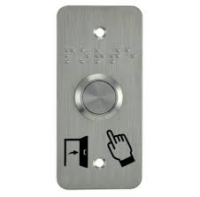 Bouton poussoir acier inox d=19 mm Contact NO+NC (V) + SSP101