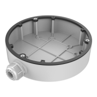 Boite de connexions - Pour caméras dôme - Convient pour une utilisation en extérieur - Installation dans un plafond ou un mur - Couleur blanche - Passage de câble 42 X D167,5