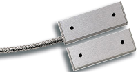 Détecteur d'ouverture magnétique Saillie, Aluminium, 2m de câble, Contact NO/NF, Ecartement de 9 à 62mm