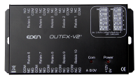 Module d'extention OUTFX 10 sorties relais Communication sur BUS RS485 jusqu'a 10 modules OUTFX par centrale. Alim 12Vdc non fourni