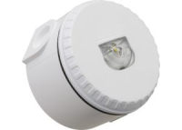 Dispositif visuel alarme feu flash blanc base haute pour montage au mur IQ8L-W couverture W-2,4- 7,5