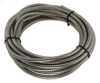 Passage de cable en rouleau 10m diam. 12/9,5 mm gaine en acier inoxydable
