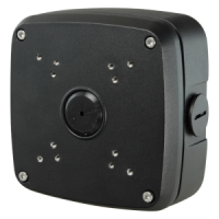 Boite de connexions - Apte avec différentes caméras - Convient pour une utilisation en extérieur - Installation dans un plafond ou un mur - Couleur noir - Passage de câble