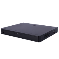 Enregistreur vidéo 5n1 Uniview - Gamme Easy - 16 CH HDTVI / HDCVI / AHD / CVBS + 8 extra IP - Audio  - Supporte 2 disques durs