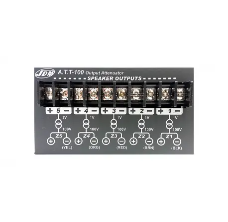 Adaptateur de niveau lignes 100 Volts à 1 V (série ZA-PS)