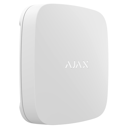 Ajax - Détecteur d'inondation - Bidirectionnel - Sans fil 868 MHz Jeweller - Antenne interne espace libre 1000 m - Alimentation 2 piles AAA (durée estimée 5 ans) - Utilisation intérieure - IP65 - Couleur blanche