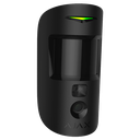 Ajax - PhotoDétecteur volumétrique IR Noir Certififié grade 2 sans fil 868 MHz Envoi d'images jusqu'à VGA (640x480) Jusqu'à 5 images par détection Immunisé Animaux domestiques / Portée de détection 12 m