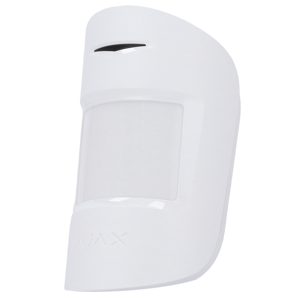 Ajax SUPERIOR - Détecteur volumétrique PIR  - Certificat de grade 2 - Bidirectionnel - Sans fil 868 MHz Jeweller - Antenne interne espace libre 2000 m - Indicateur de détection de mouvement - Detection: Rang 12 m