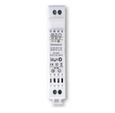 Alimentation PSDX chargeur (secourue) rail DIN 1M 230V AC / 24V DC (27,6V) / 0,6A, triple protection en sortie (court-circuit / surcharge / surtension)