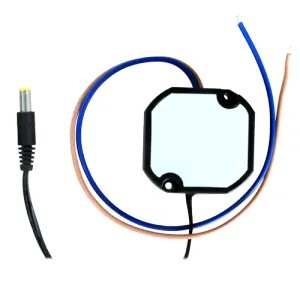 Alimentation miniature 100-240v ac / 12v dc / 2A - IP67 connection par fils,  sortie utilisateur - convient pour boite d'encastrement electrique normalisee