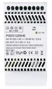 Alimentation PSDX rail DIN 3M 230V AC / 12V DC (12-14V) / 5A, triple protection en sortie (court-circuit / surcharge / surtension)