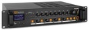 Amplificateur PUBLIC ADRESS, 120 W, 100 V, 4-8 Ohms, Mixeur, 4 zones, Lecteur Multimedia / BT / FM 