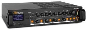 Amplificateur PUBLIC ADRESS, 240 W, 100 V, 4-8 ?, Mixeur, 4 zones, Lecteur Multimedia / BT / FM 