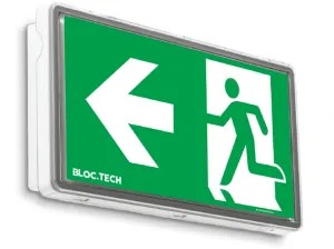 BAES Evacuation - BLOC.TECH S - S-E1S - LiFePO4 - 1 h - 143 lm - IP44 - IK08 - SATI - télé-diag