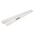 Bandeau DAS L=2500 - 2 Ventouses 300 Kg 12/24/48 Volts - Auto - NOIR 
