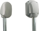 Barrières hyperfréquences interieur ou exterieur - portée maximale : 60 mètres -  5 canaux sélectionnables par dip-switches - gestion par microprocesseur - port série RS485 pour gestion optionnelle du signal grace à un BR100 + LCD W
